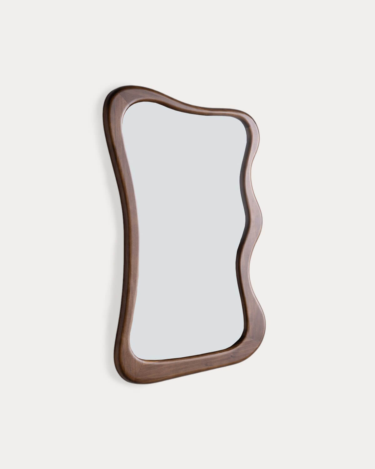Vahid - Espejo de Pared de Madera de Pino (80x50 cm) Vahid