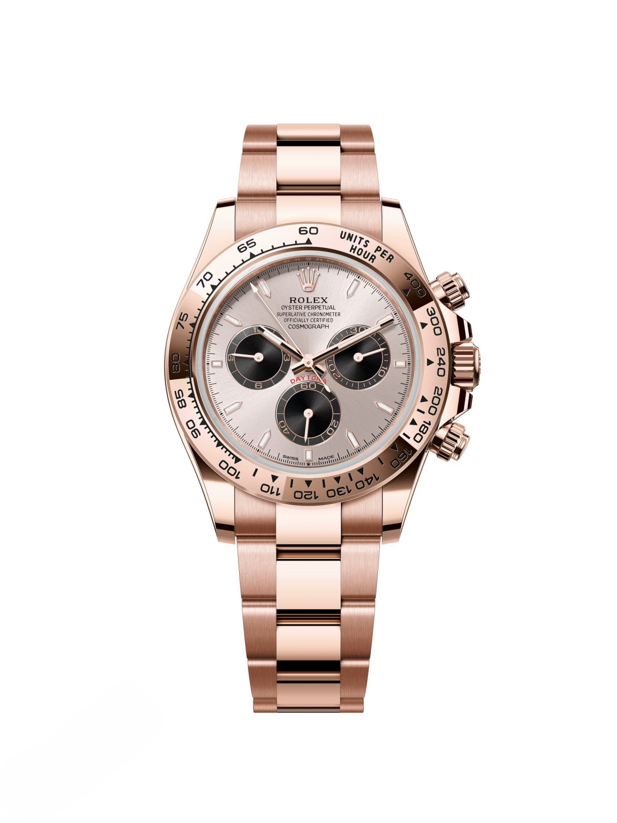 [Super Clone]Rolex Daytona 40mm RoseGold sundust Dial m126505-0003