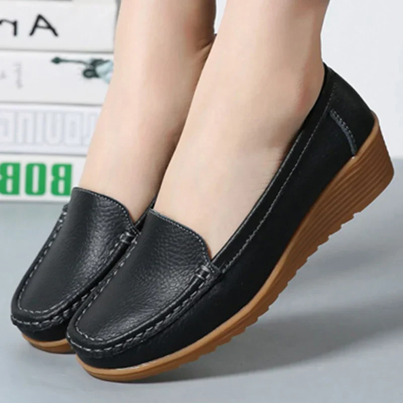 Sophie Paris I Chaussures de Bureau Confortables avec Semelle Compensée