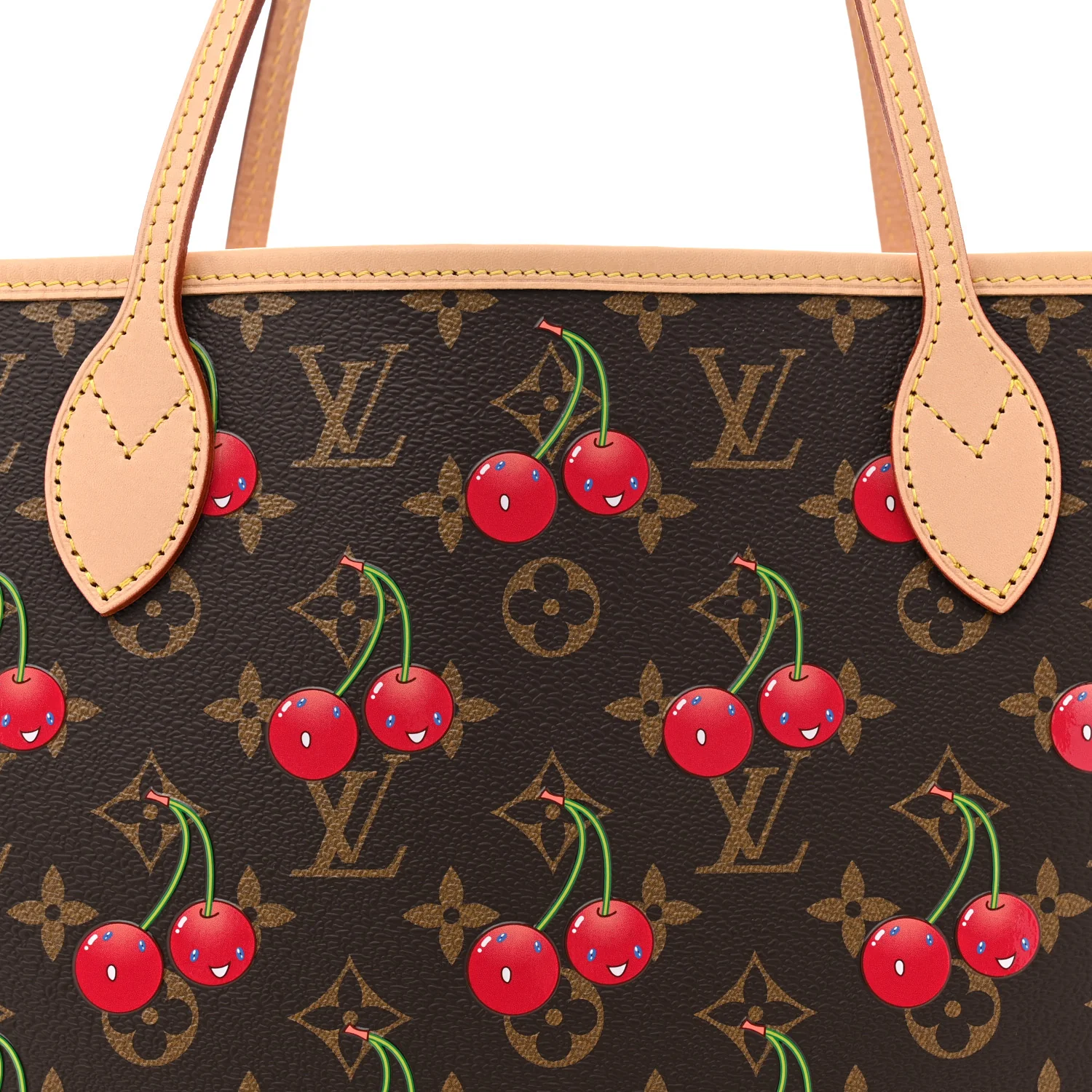 LV X TM Monogram Cerises Neverfull MM