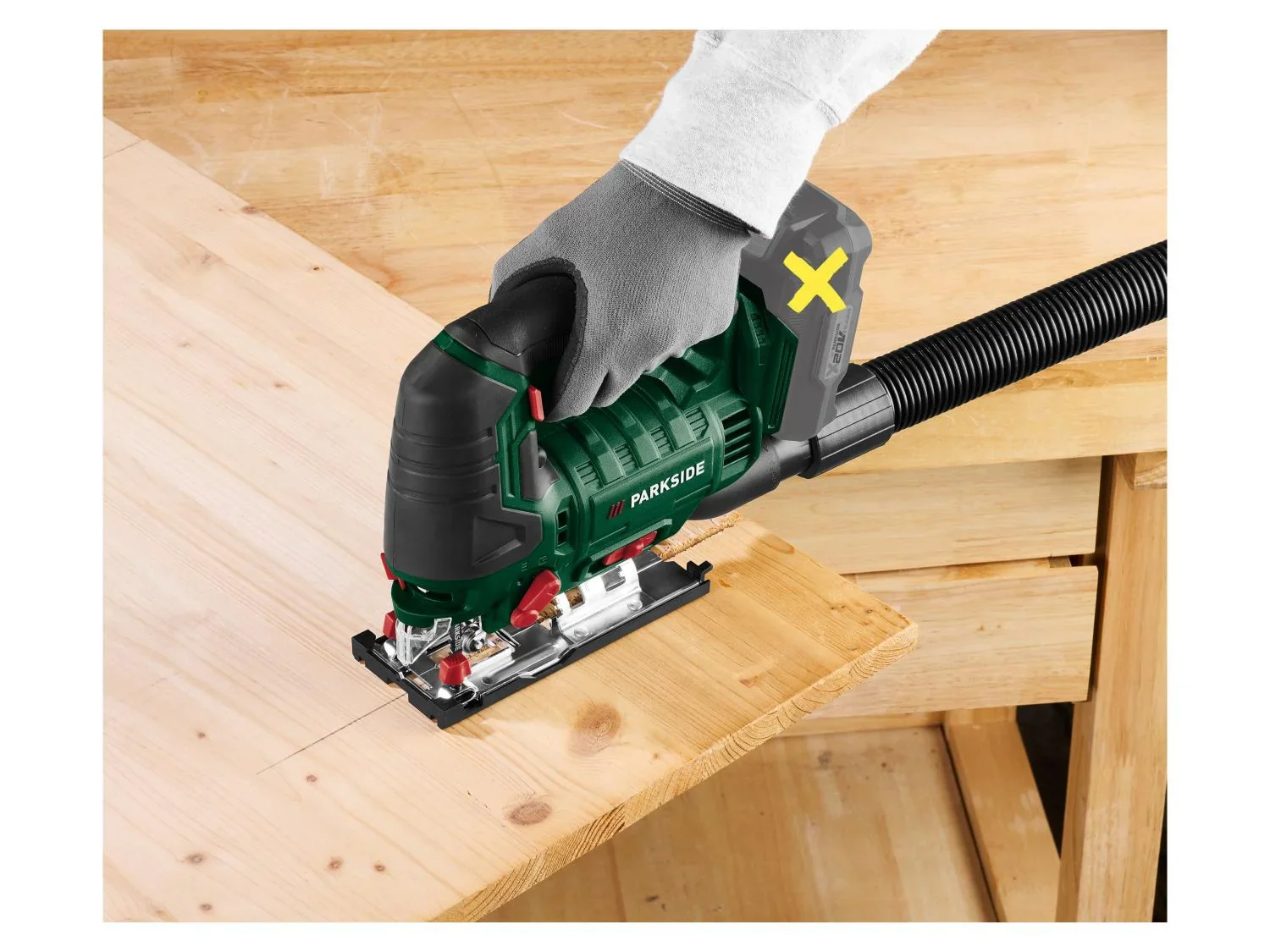 PARKSIDE Scie sauteuse pendulaire sans fil PSTDA 20-Li C3, 20 V