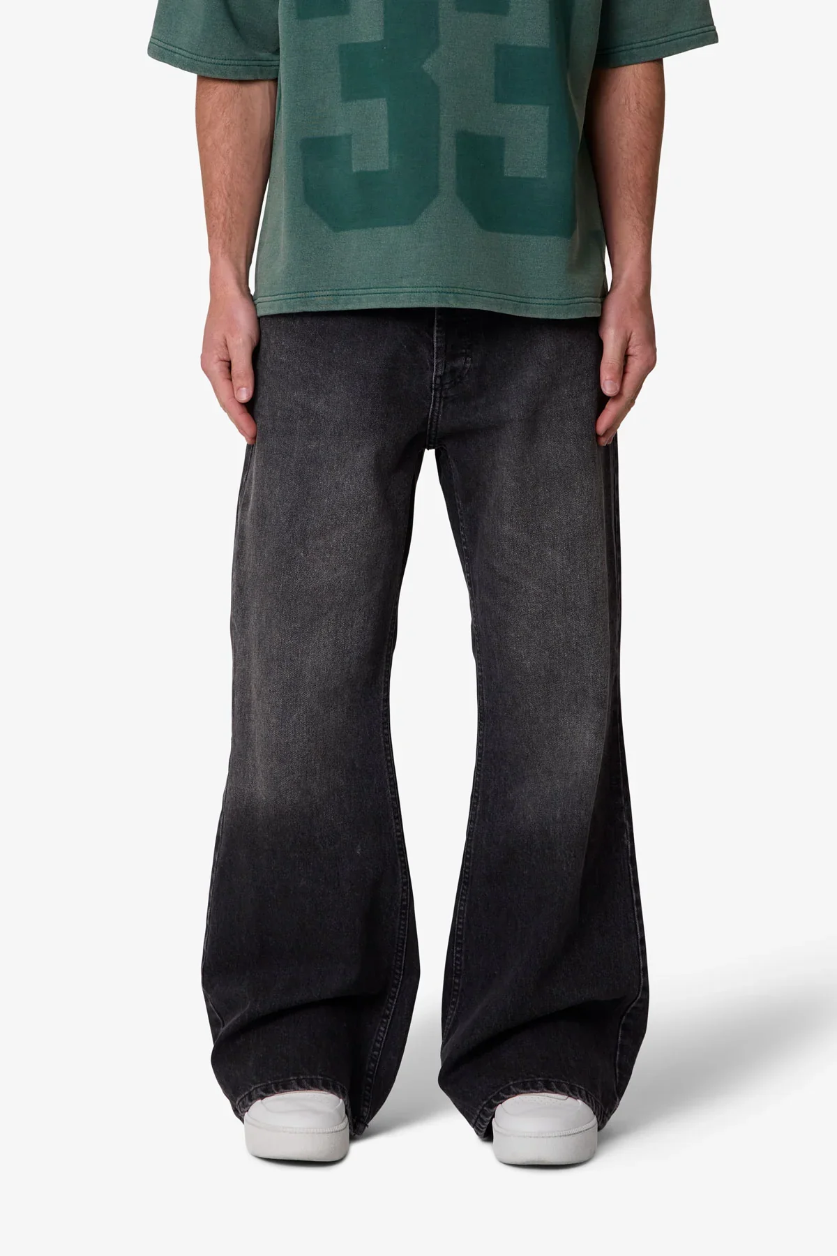 Kick Flare Denim - Western Black