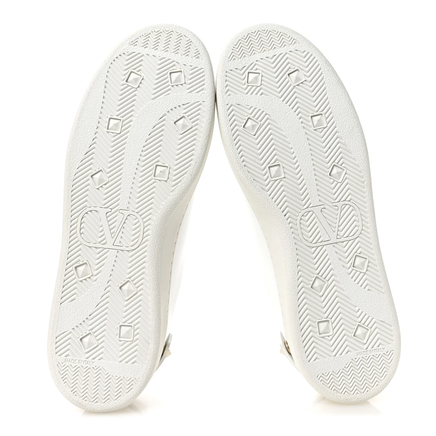 Calfskin Womens Backnet Sneakers 39.5 White