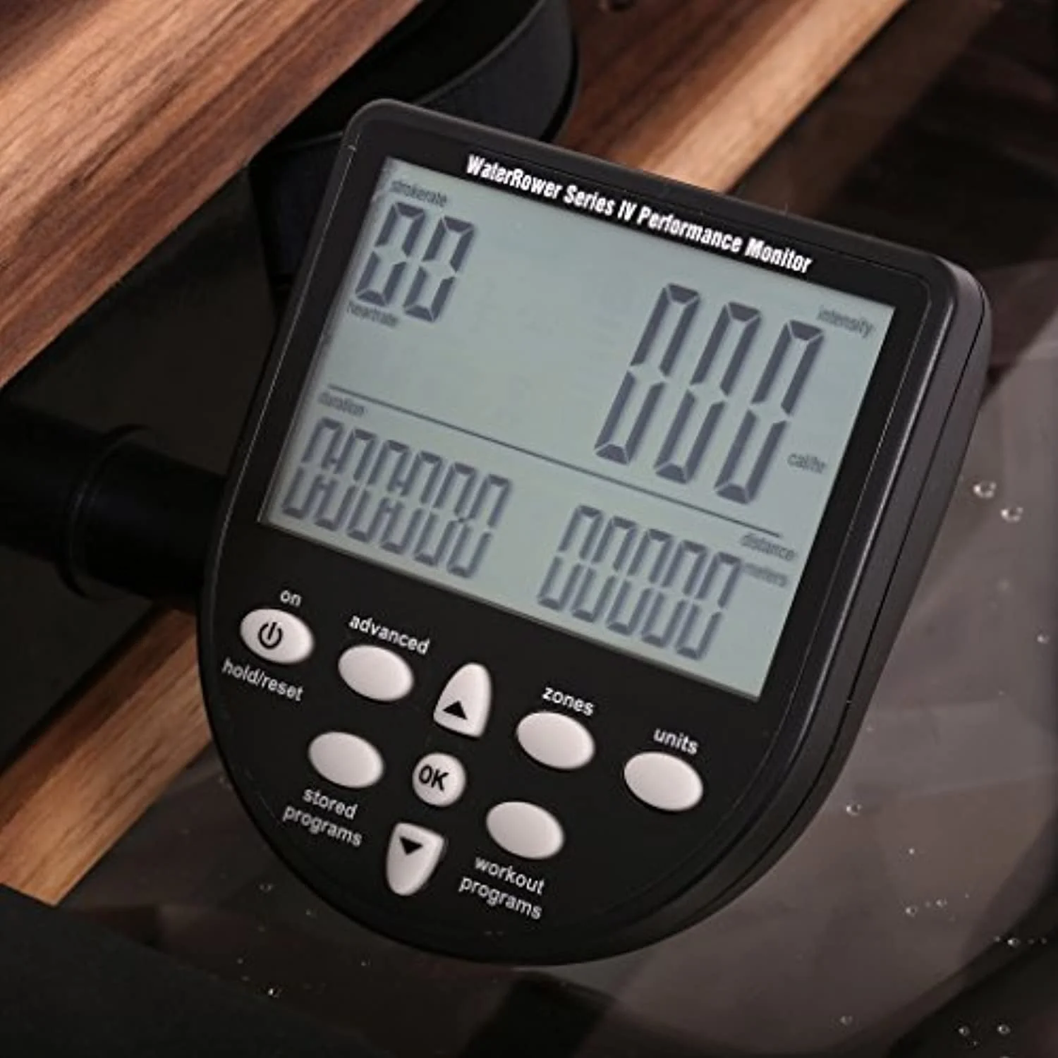 Classic Exercise Rowing Machine in Black Walnut with S4 Monitor Image 10