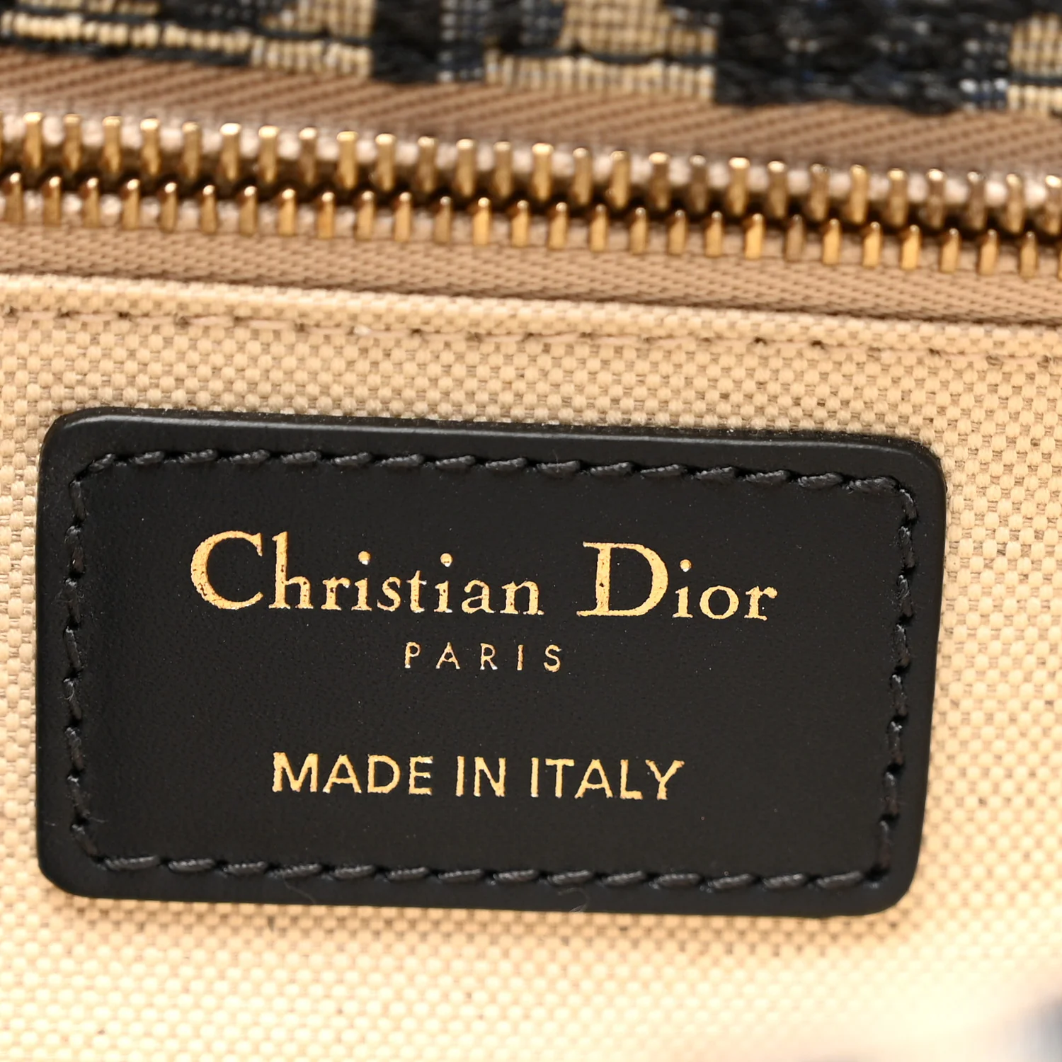 Oblique Small DiorAddict Flap Bag Navy Blue