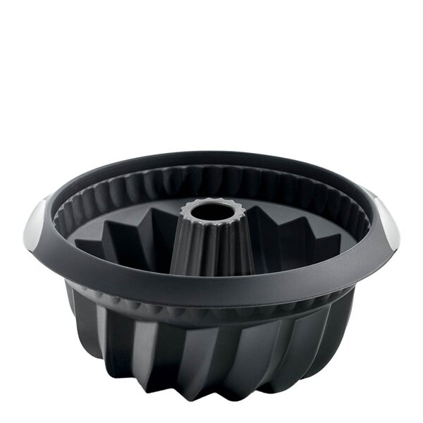 Deep Savarin kakeform i silikon 22 cm svart