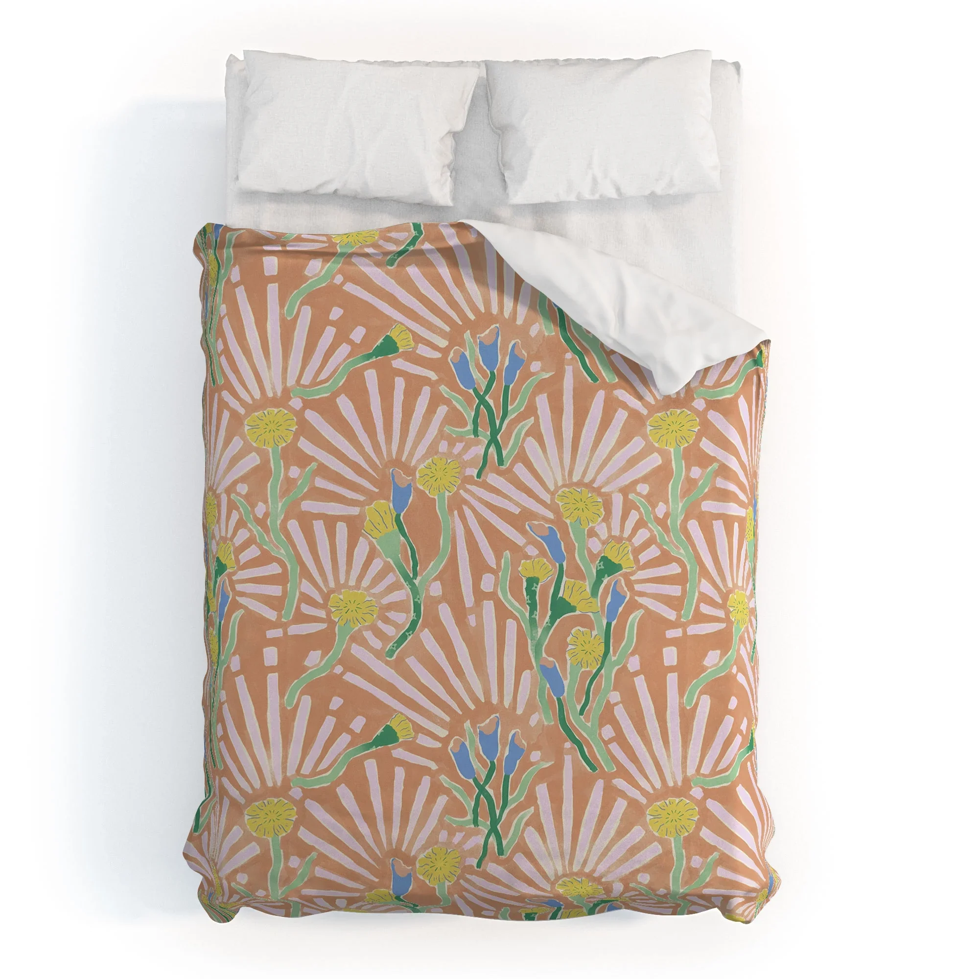 Society6 MSRYSTUDIO Garden Magic Fantasy Duvet Polyester Twin- 68 X 88