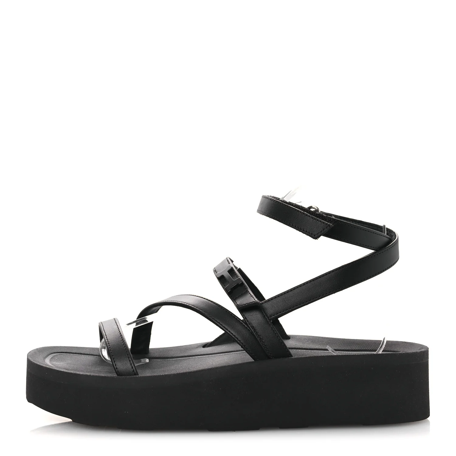 Nappa Liberte Sandals 38 Black