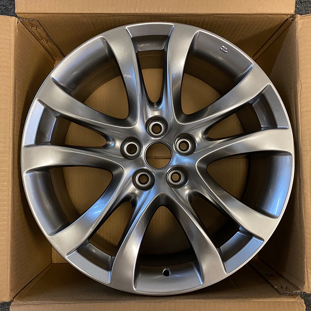19" 19x7.5" Automotive Rim New Single Wheel for Mazda 6 2014 2017 Dark Hyper Silver OEM Design Replacement - Image 3