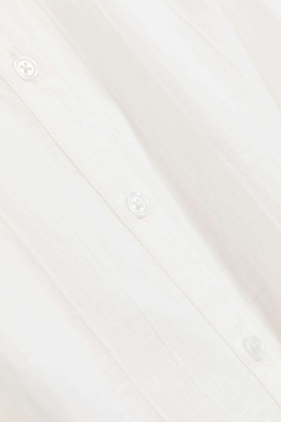 Witte oversized shirt dress