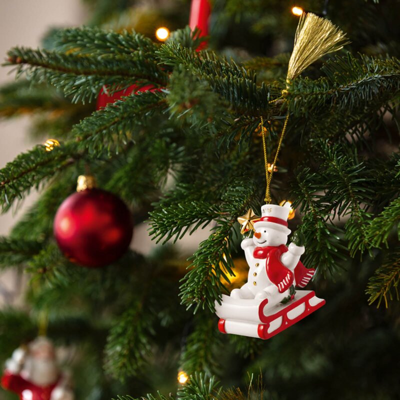 Christmas Classic juletrepynt snømann 8,5 cm