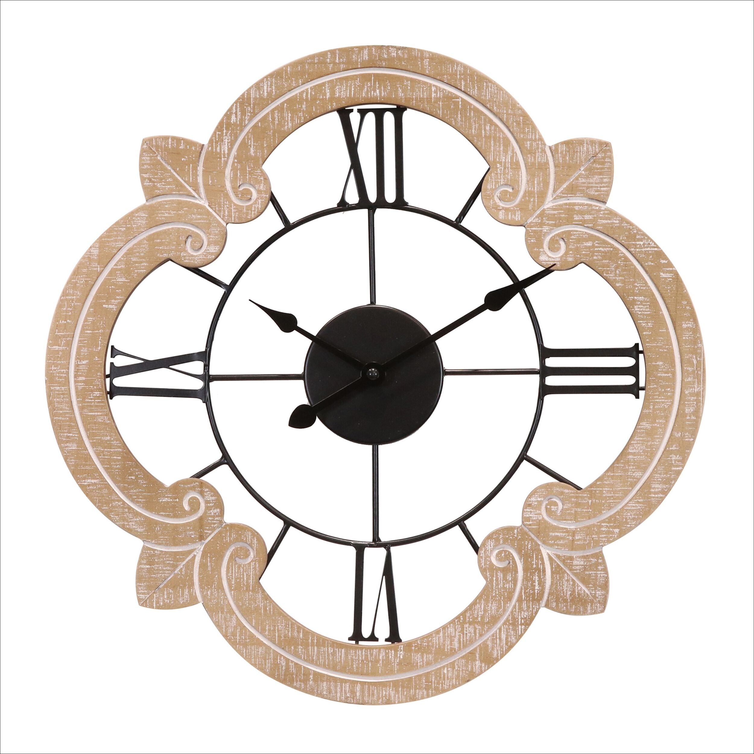 Florence Scroll Clock 40cm