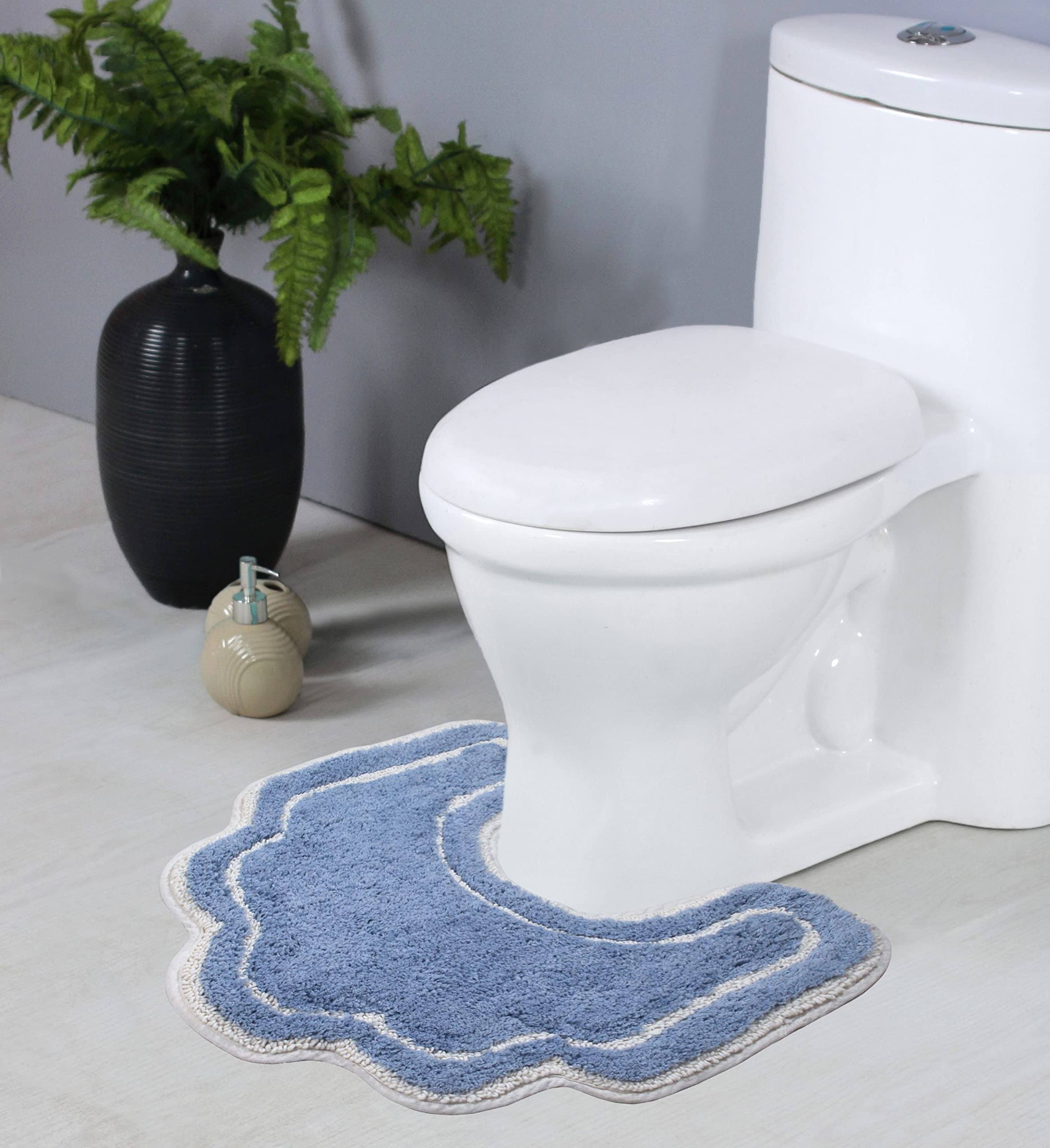 Home Weavers | Allure Collection | Bathroom Rug Sets | Soft | Water Absorbent Cotton | Machine Washable & Dry - 20
