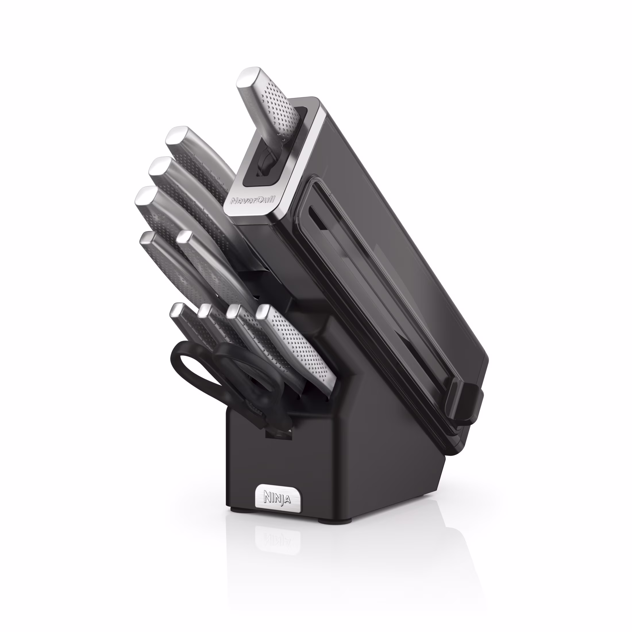 NeverDull Essential 12-Piece Stainless Steel Knife Set with Built-in Sharpener, K22012(1)