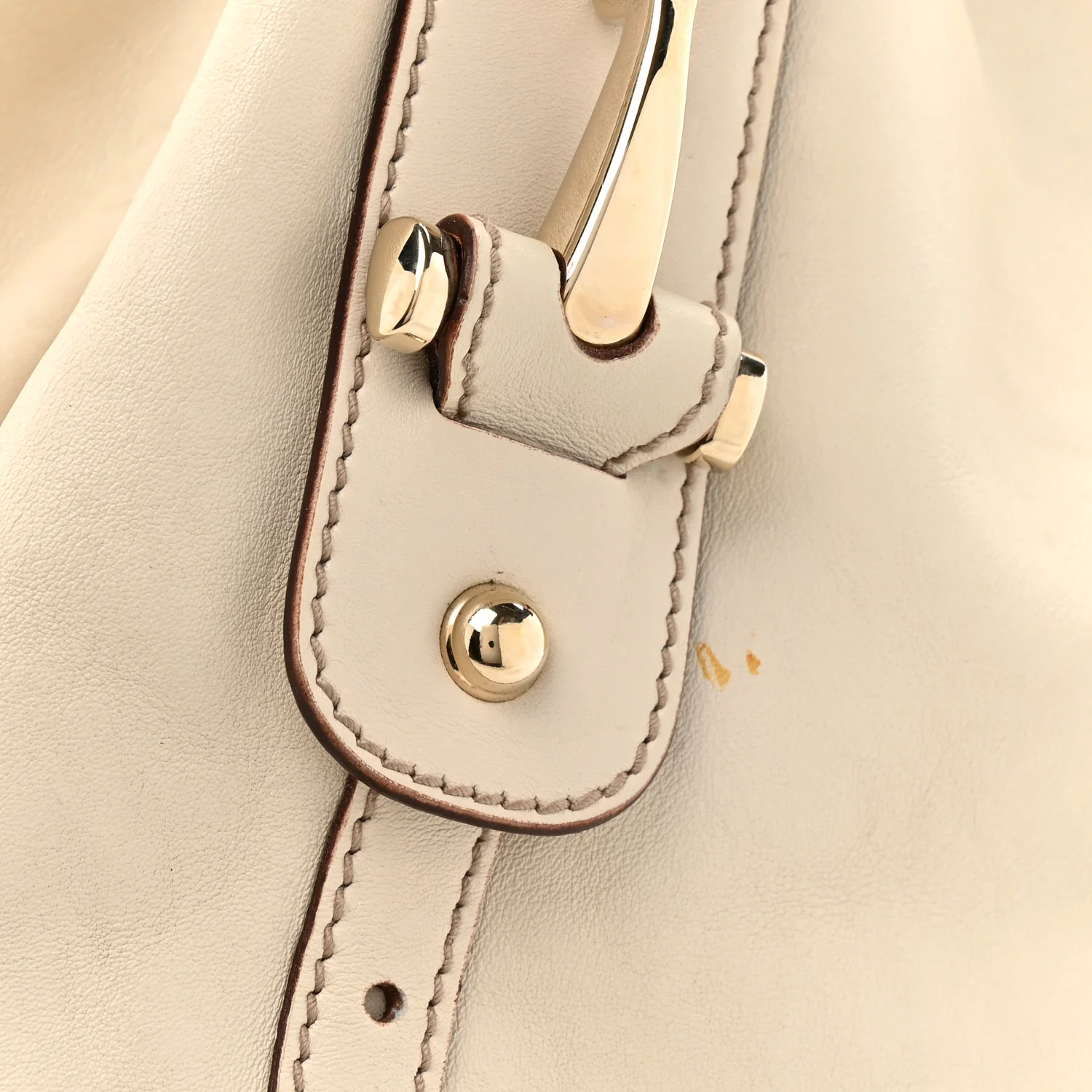 Calfskin Medium Pelham Shoulder Bag Off White