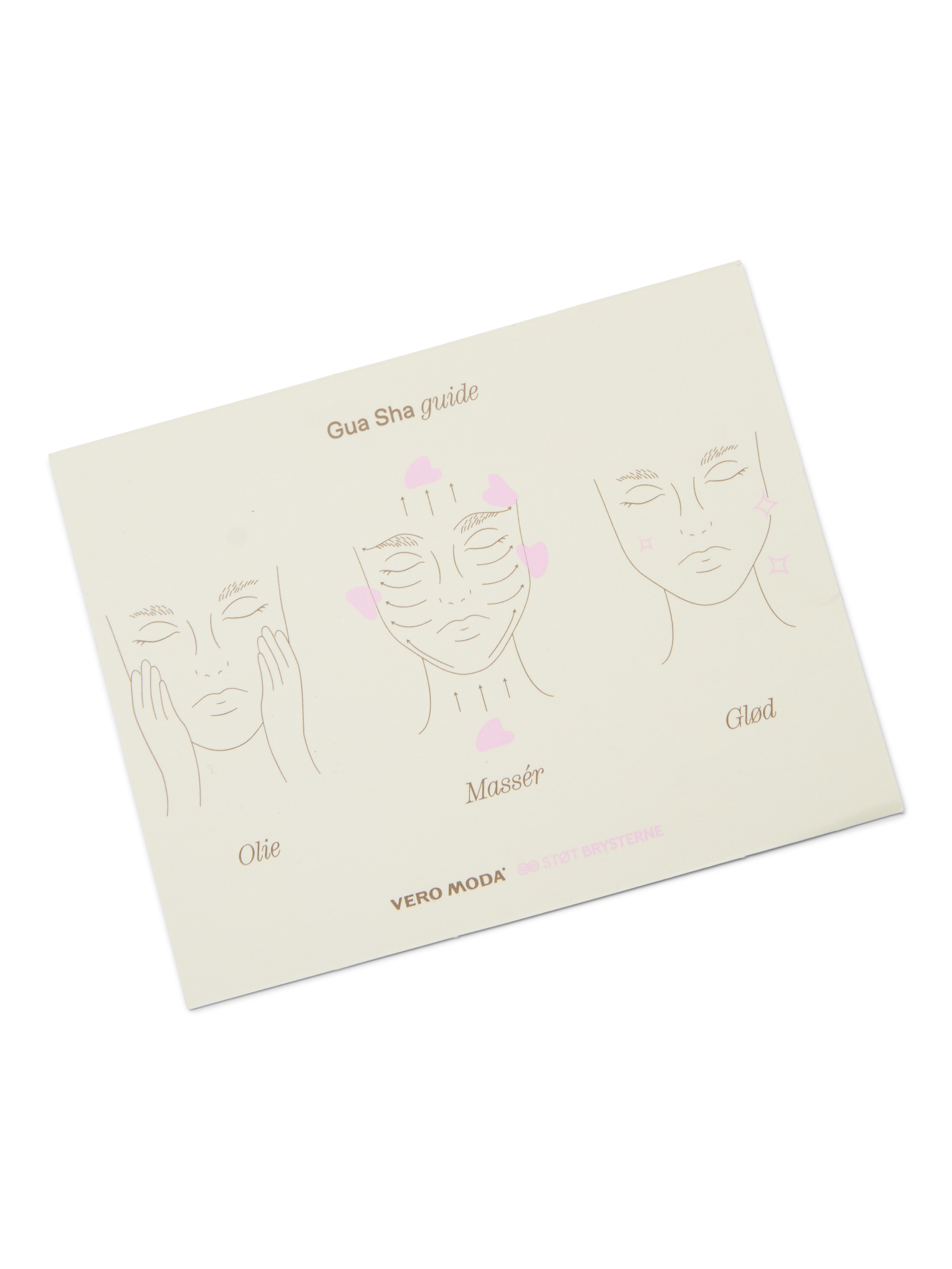 VERO MODA® Rose Quartz Gua Sha stone