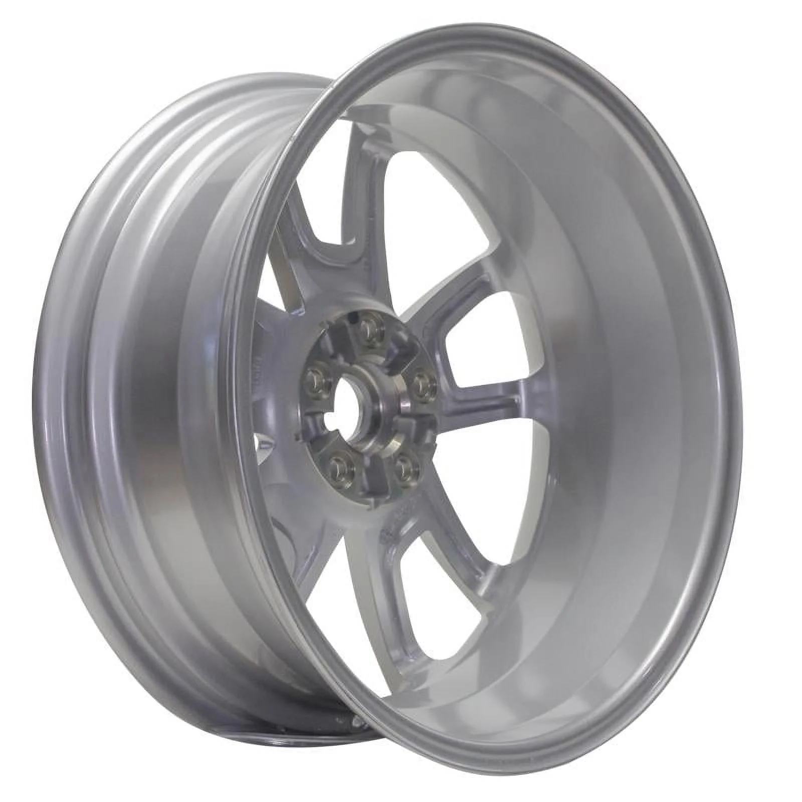 18 inch Alloy Aluminum Wheel Rim for Chevy Malibu 08-12 5 Lug Silver Painted Pockets - Image 4