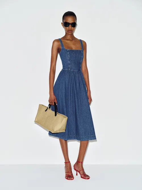 Janu Denim Midi Dress