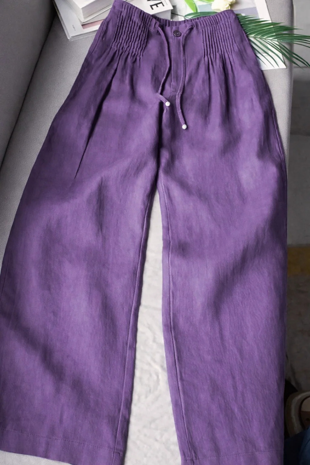 Zofia | Pantalon large en coton léger