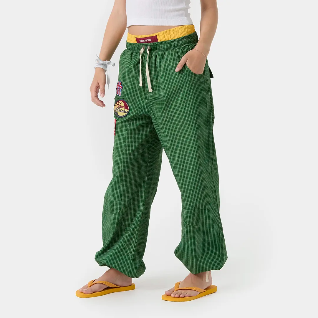 Patches Vichy Forest Cargo Pants