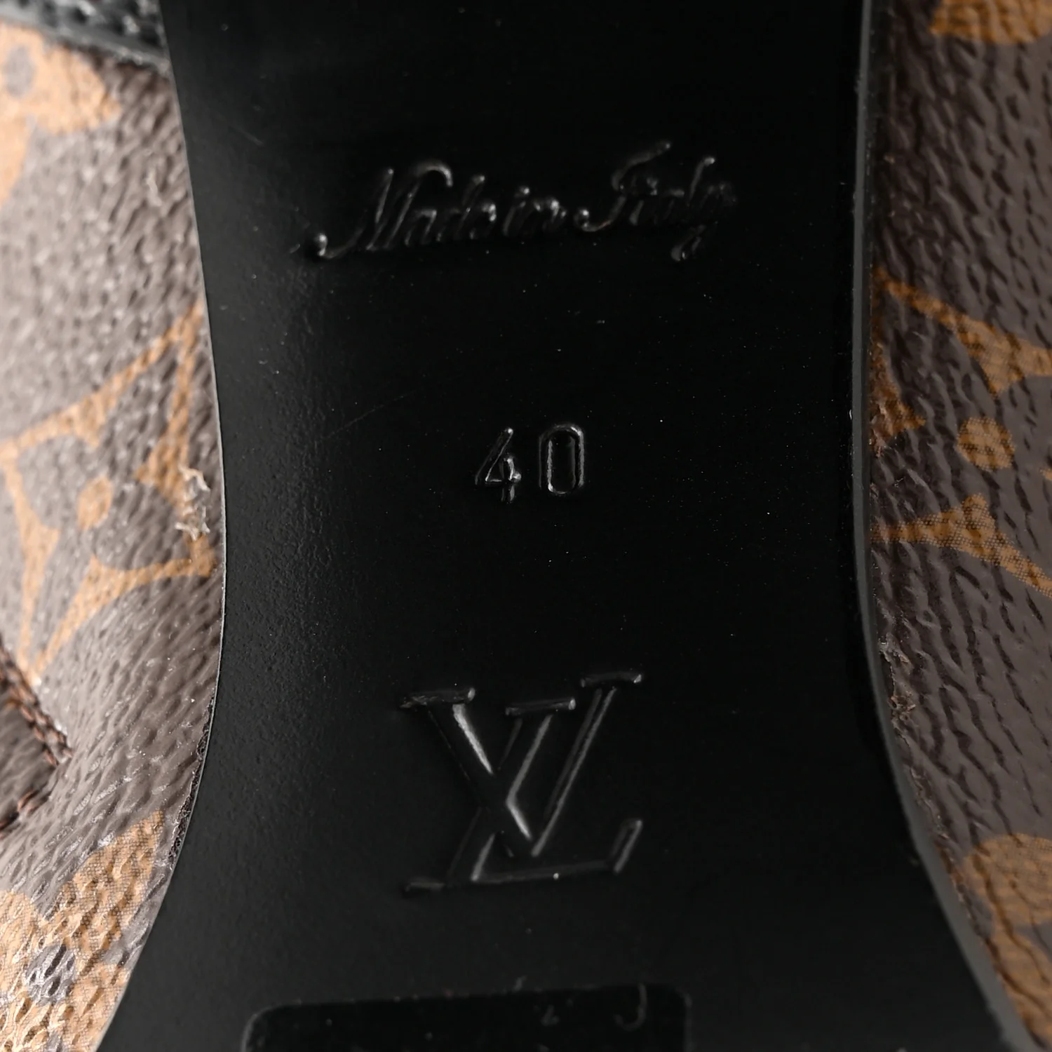 Patent Calfskin Monogram Star Trail Ankle Boots 40 Black