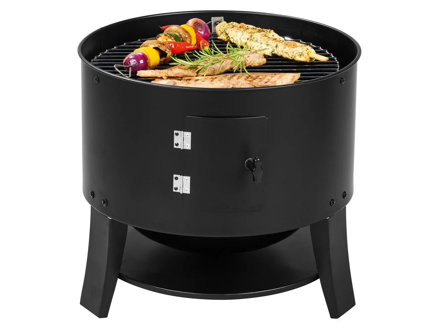 GRILLMEISTER Fumoir 3 en 1,  38 cm
