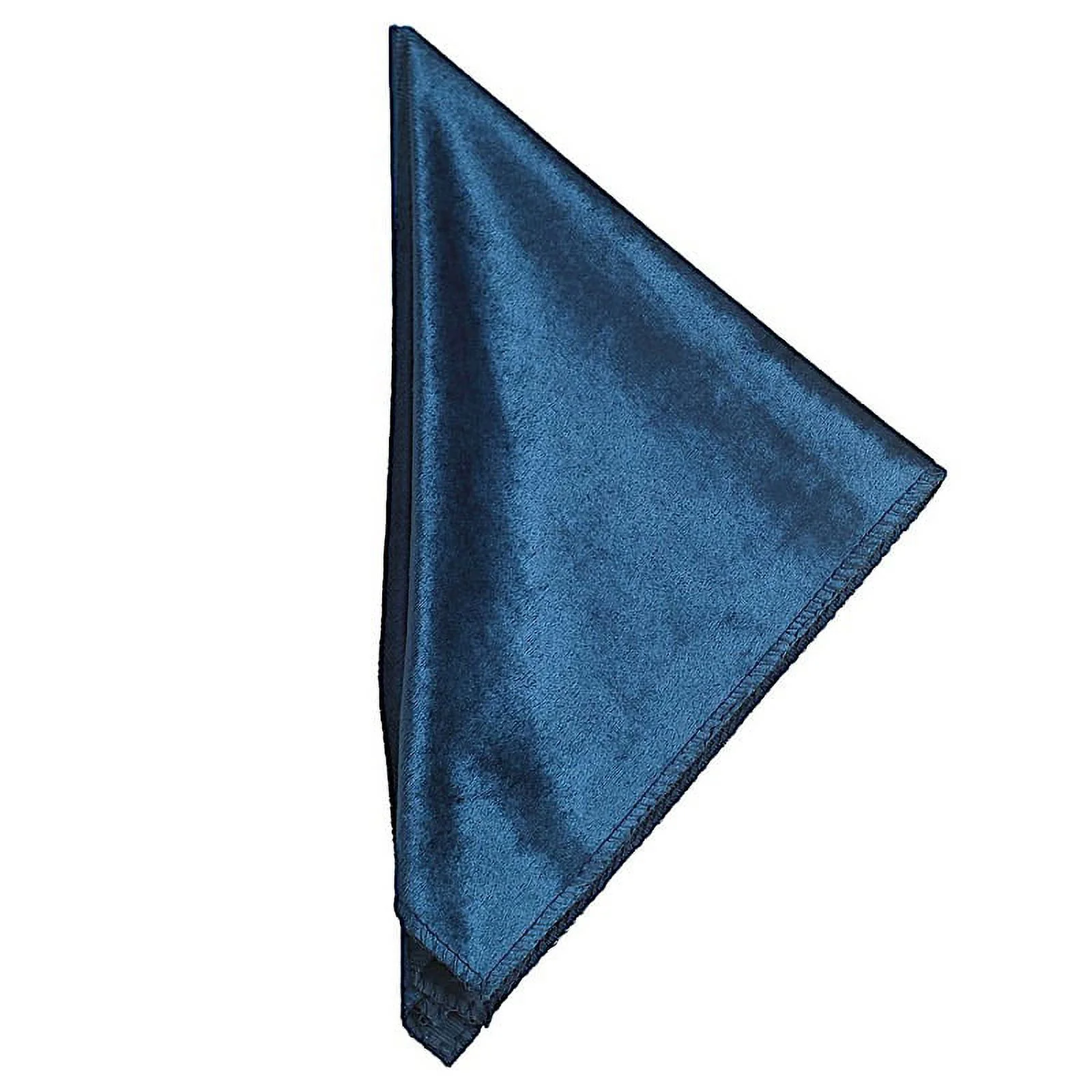 BalsaCircle 100 Pieces 20" x 20" Navy Blue Premium Velvet Napkins Linens(Navy Blue)