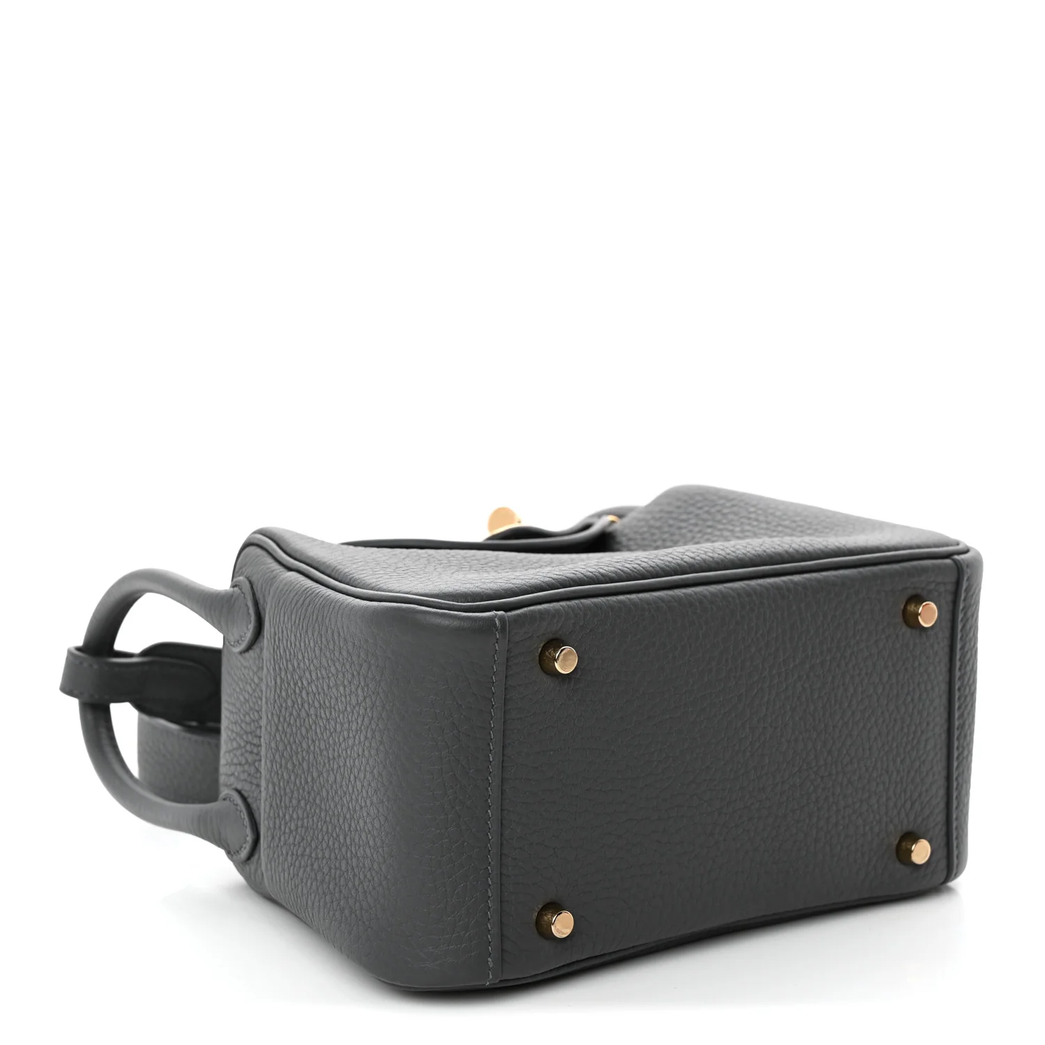 Taurillon Clemence Mini Lindy 20 Gris Misty