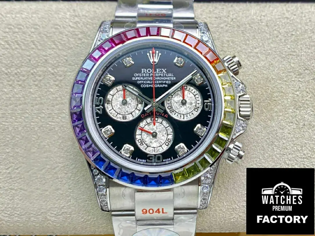 Rolex Daytona Cosmograph 116599 RBOW JH Factory Stainless Steel Strap