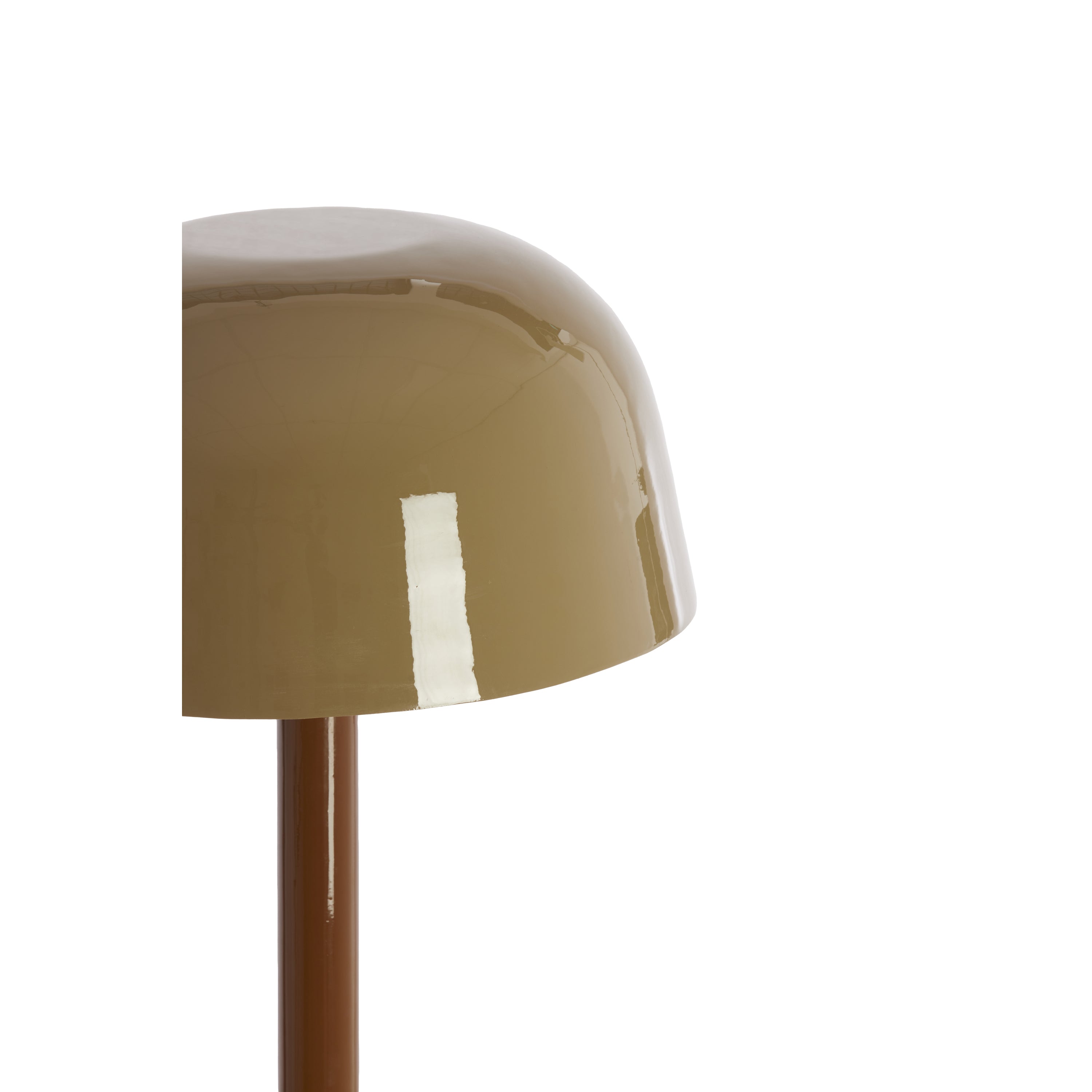 Light & Living - vloerlamp - Marivet - bruin - metaal - Ø 40cm - E27