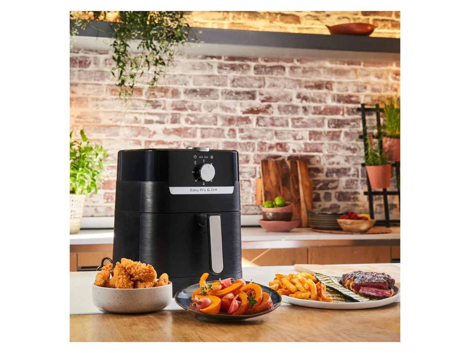 moulinex Friteuse  air chaud EZ5018, Easy Fry Grill, 4,2 L