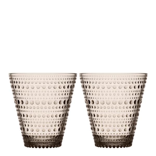 Kastehelmi glass 30 cl 2 stk lin