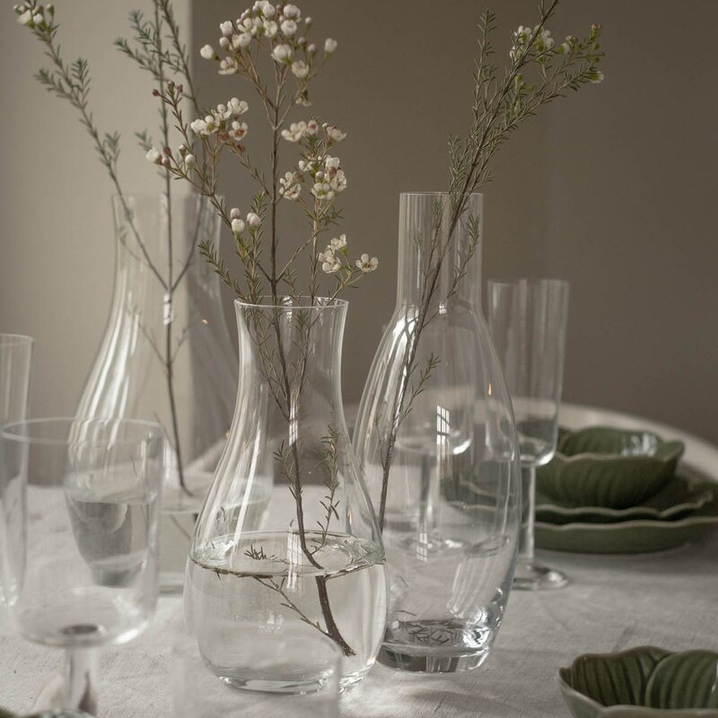 Classic vase 22 cm klar