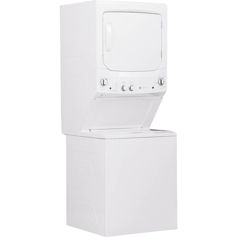 Centre de buanderie 2025 avec laveuse à chargement par le haut de 3,8 pi³ et sécheuse électrique de 5,9 pi³ – Blanc