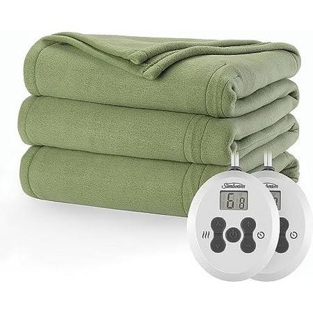 Sunbeam Royal Ultra Ivy Heated Blanket - Queen, Size: King, Red