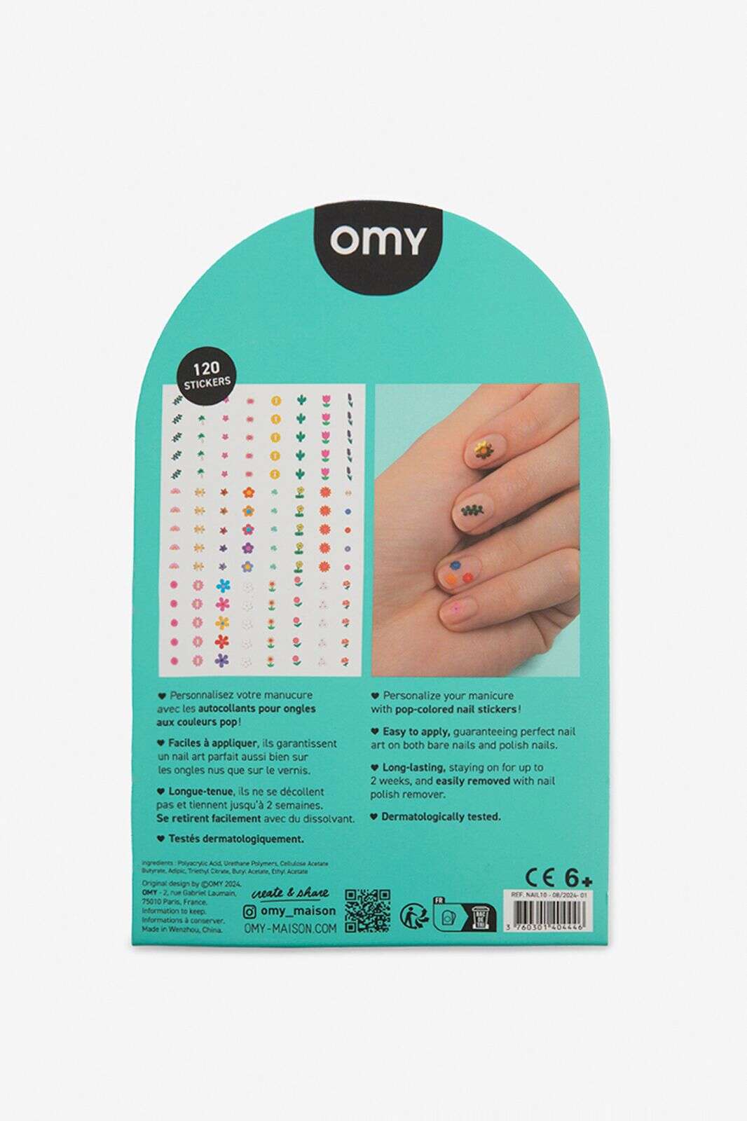 OMY nagelstickers bloemen