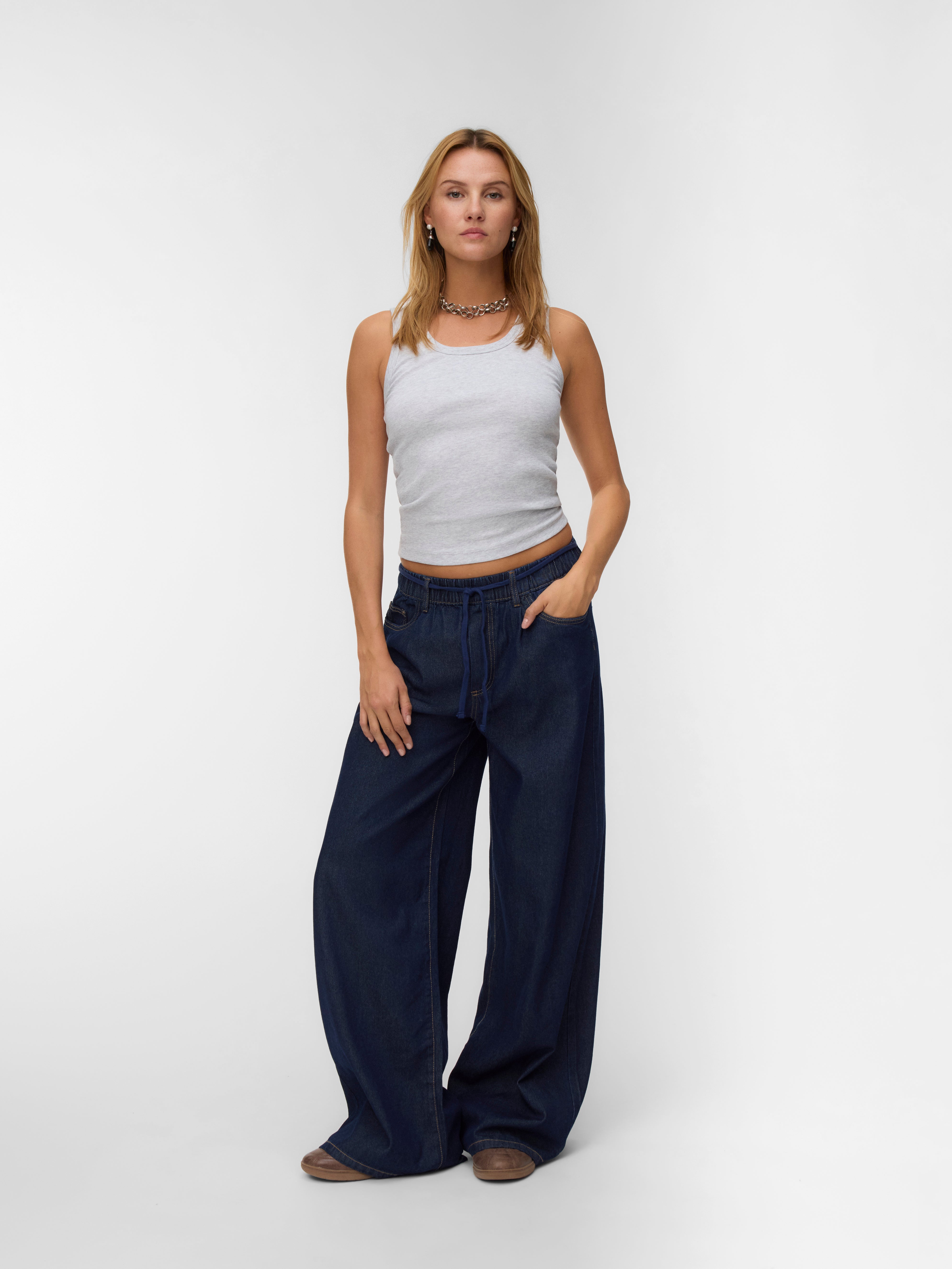 VERO MODA® VMVALERIA Mid rise Wide Leg Fit Jeans