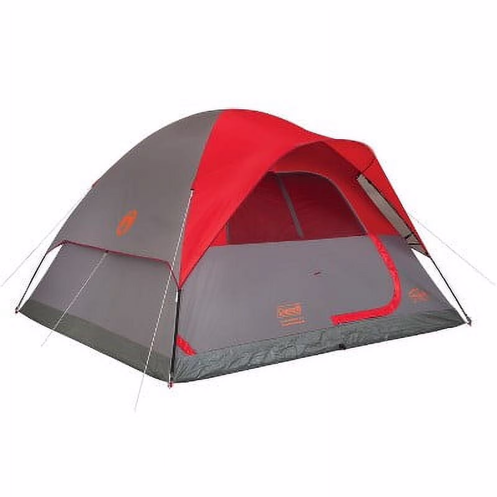 Coleman Flatwoods II 6 - Person Dome Tent - Gray/Red