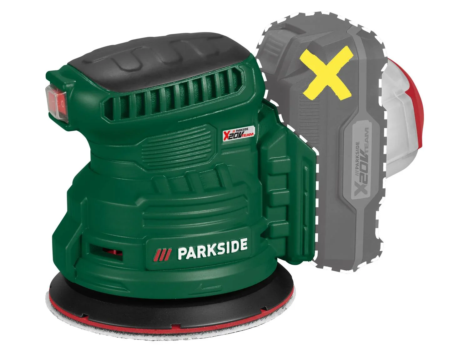 PARKSIDE Ponceuse excentrique ou Ponceuse multifonction sans fil, 20 V