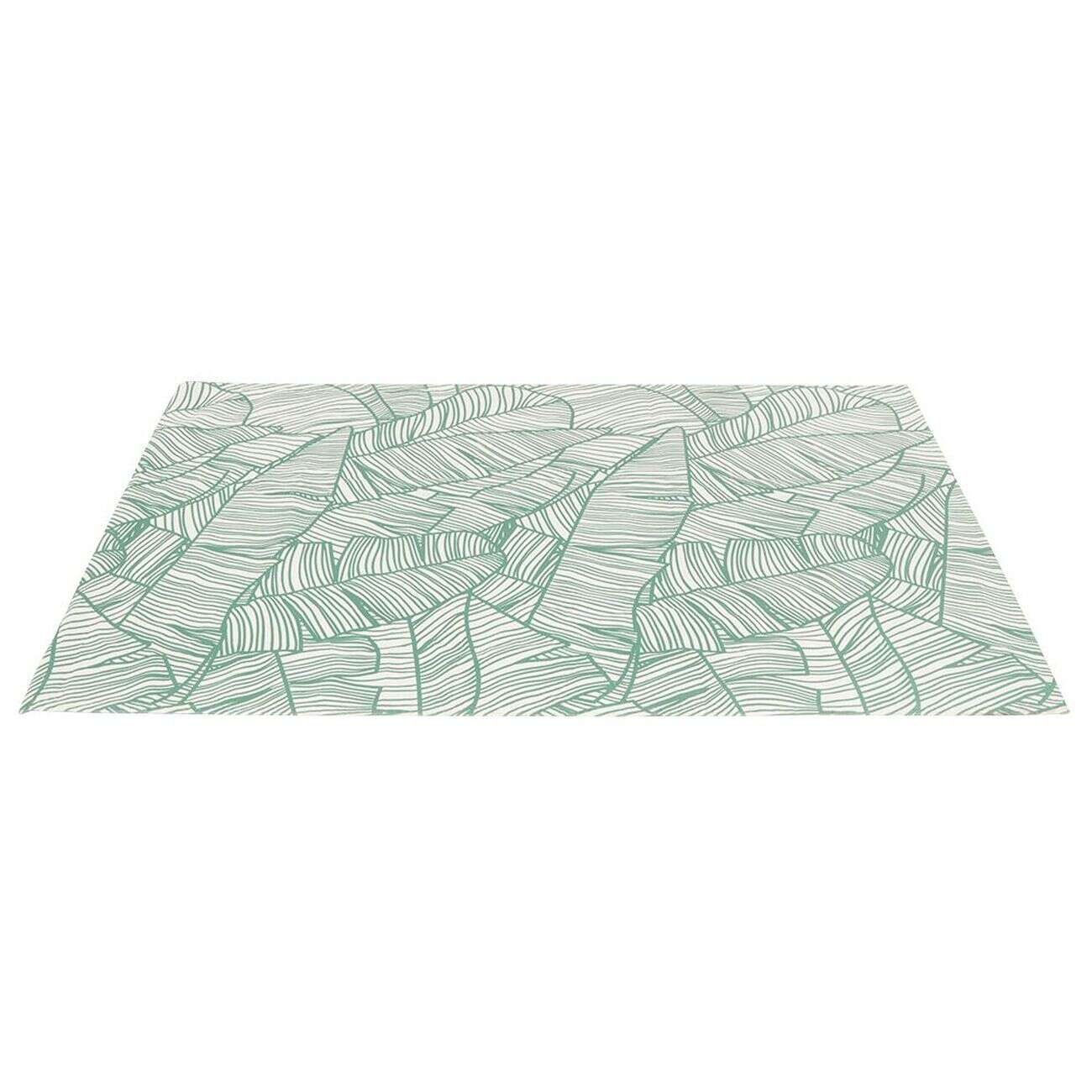 Tapis de jardin rectangulaire Hot Tropics vert et blanc 170x230cm