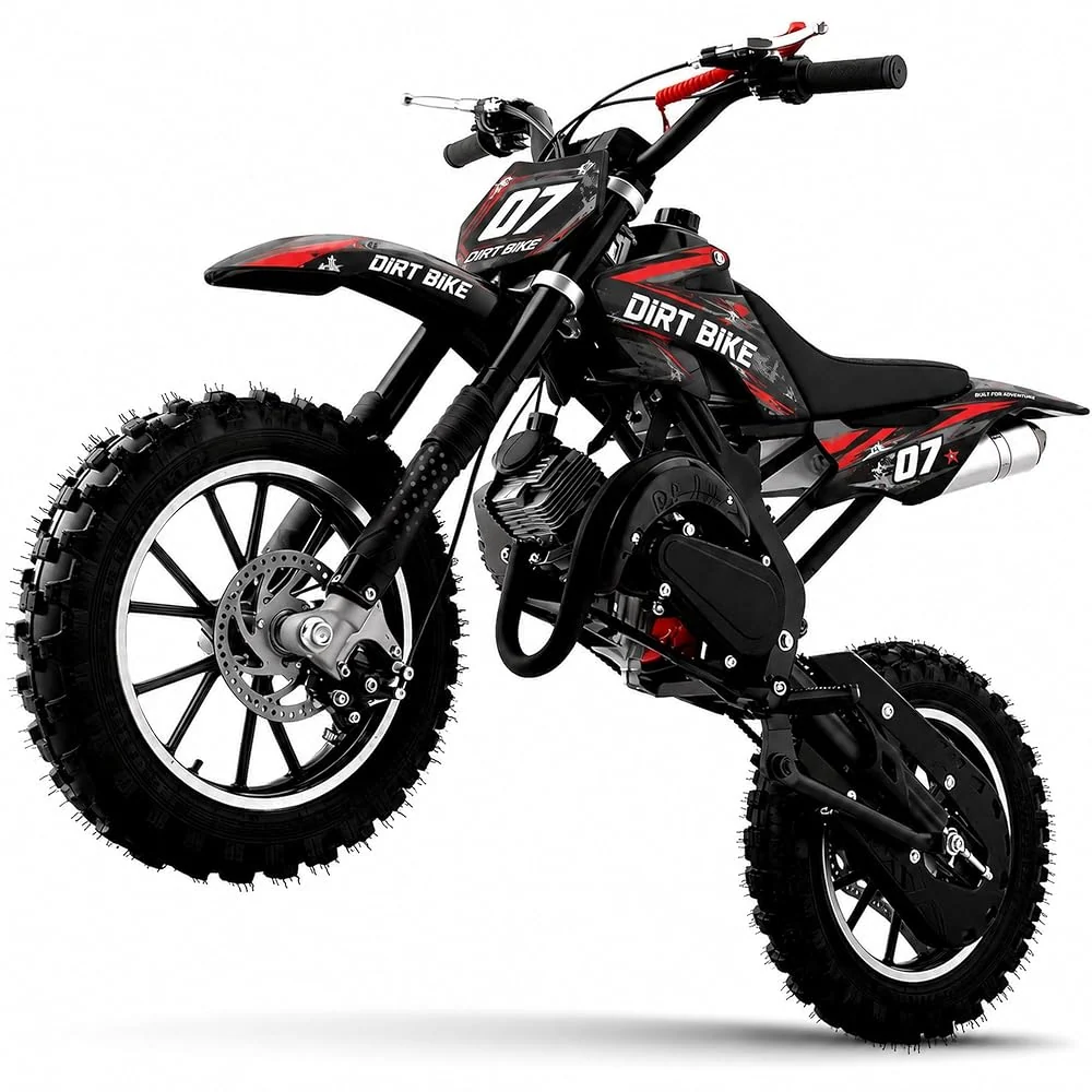 Kids Dirt Bike for 5-10,2-Stroke Gas Mini Bike,Black,CPC Listed