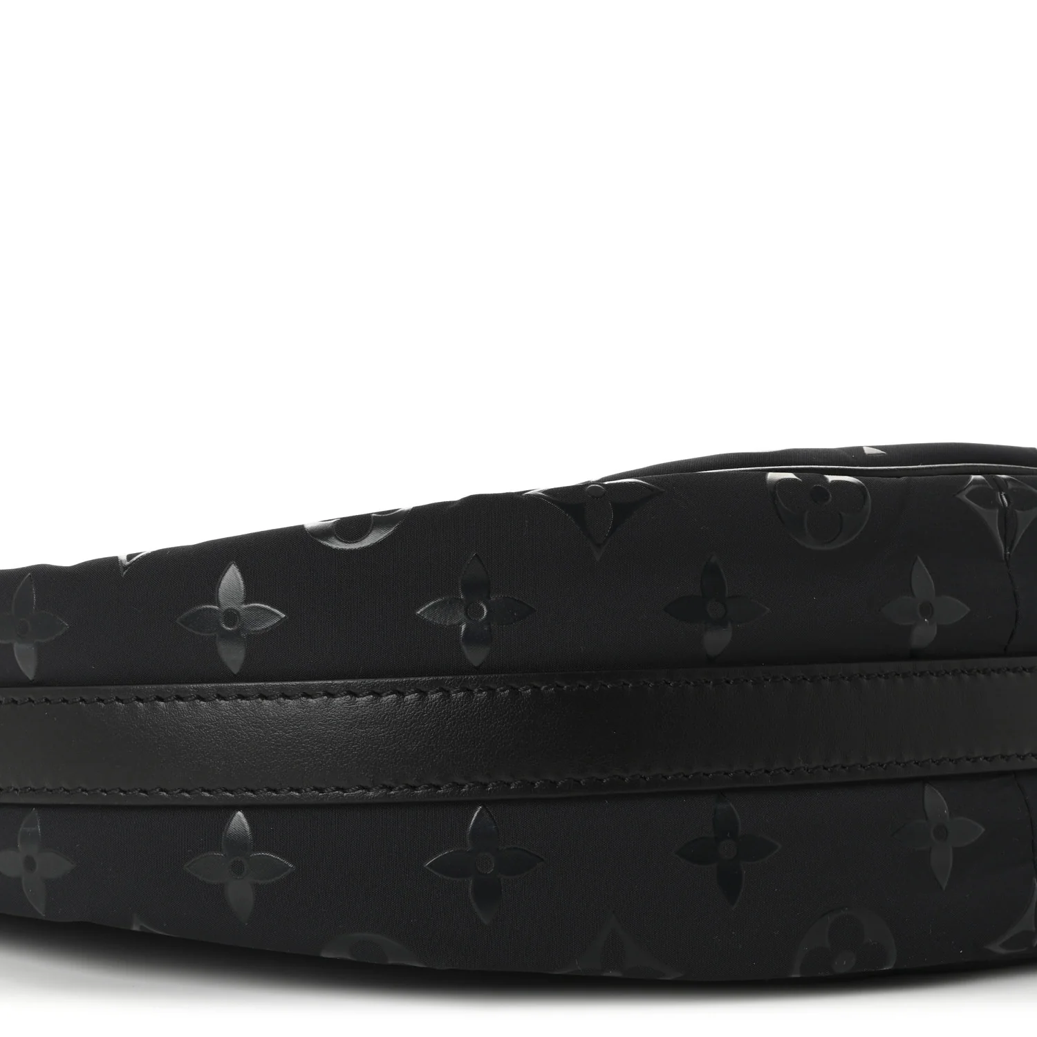 Nylon Monogram Loop Pocket Hobo Polar Night