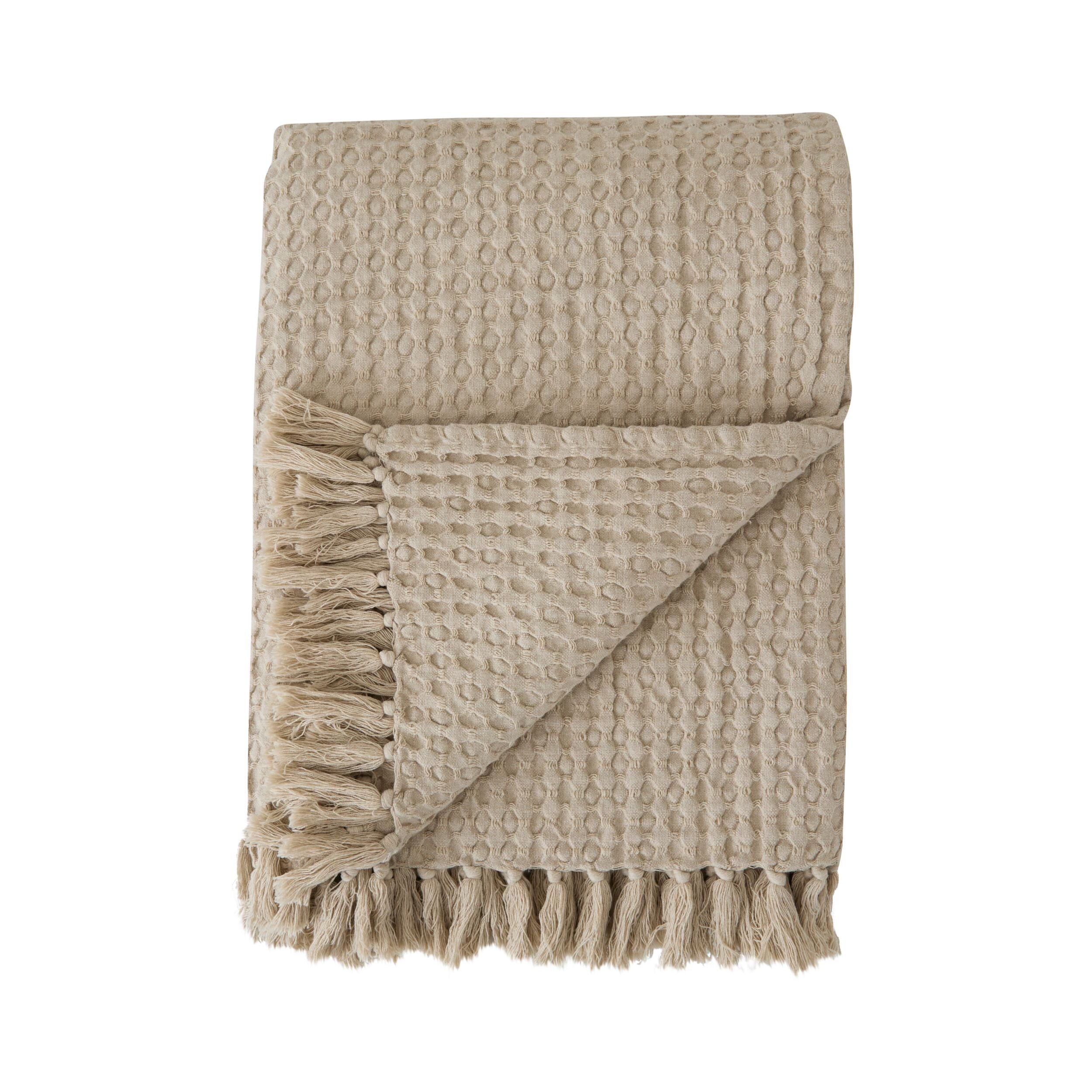 Whisper Waffle Throw Natural