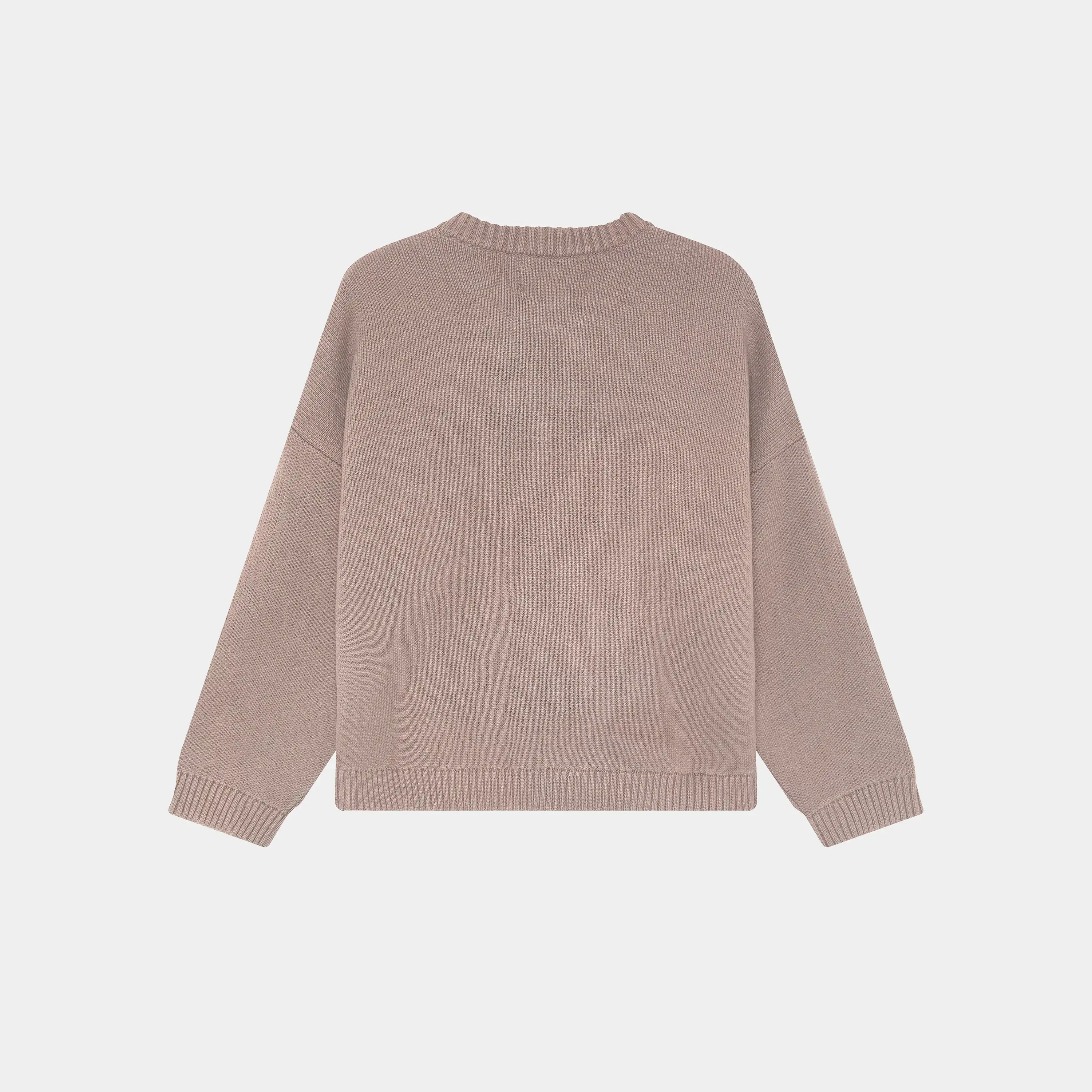 Master Muddy Brown Knit Sweater