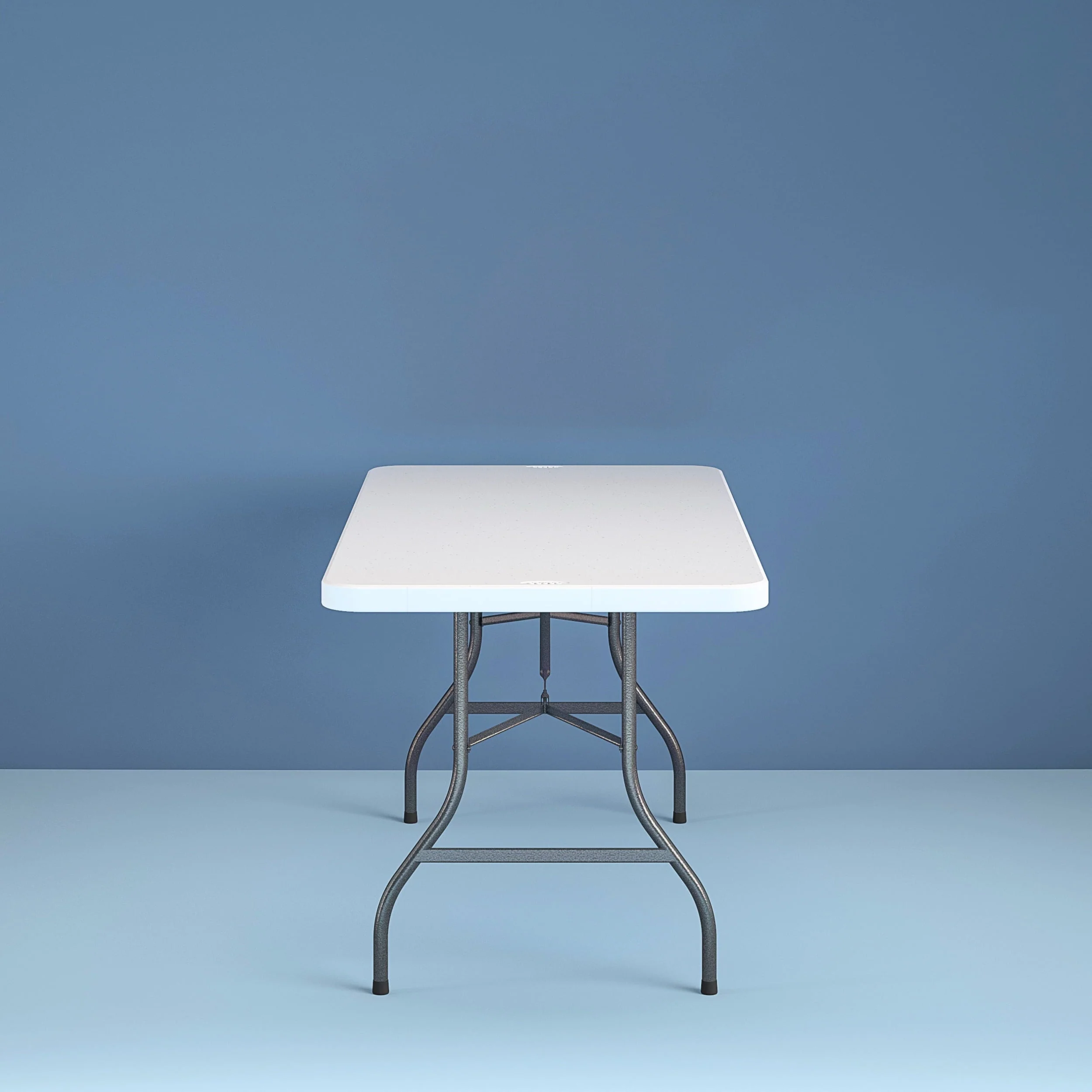 Cosco 6 Foot Folding Table in White Speckle