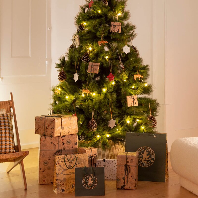 Juleornament julerose 9 cm rød