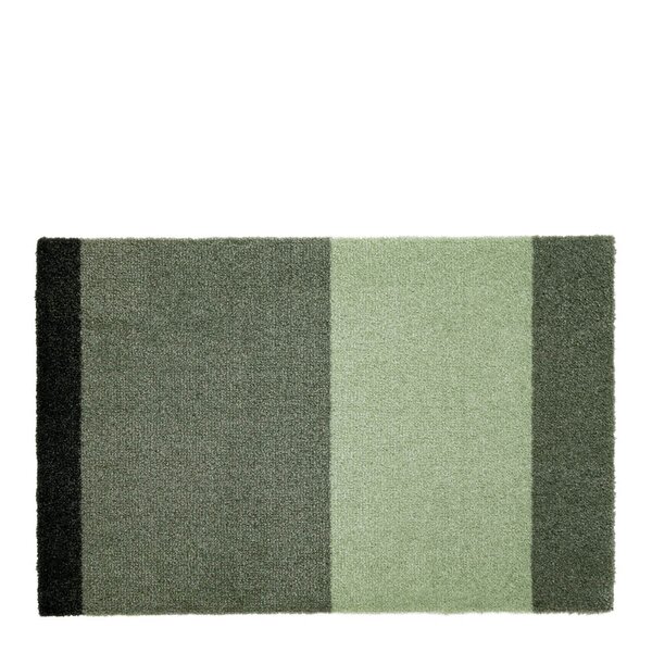 Stripes horisontal gulvmatte 40x60 cm green