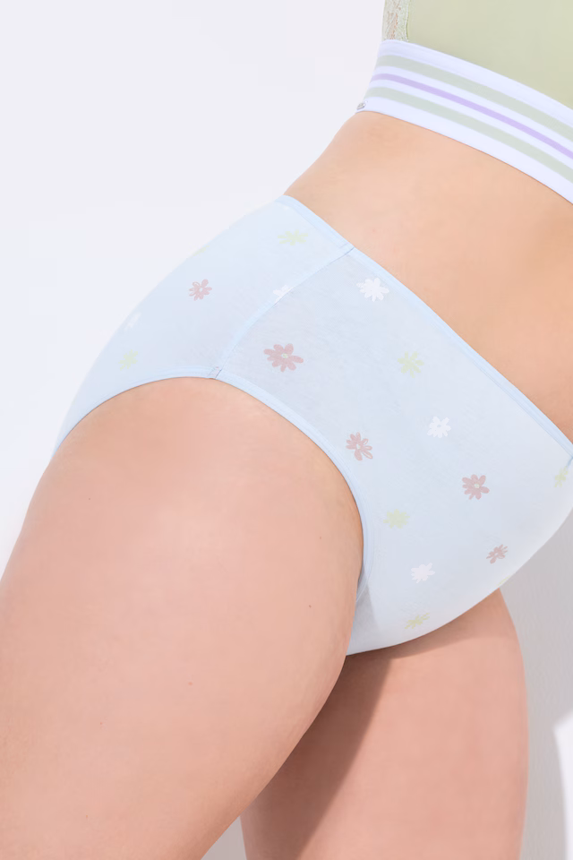 5 Pack Midi Briefs- Floral