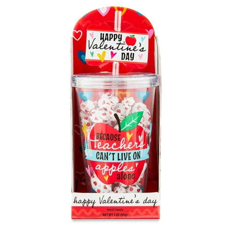 Progressive Gifts Valentine's Day Teacher Tumbler and Candy Gift Set, by Way to Celebrate, Size: One Size