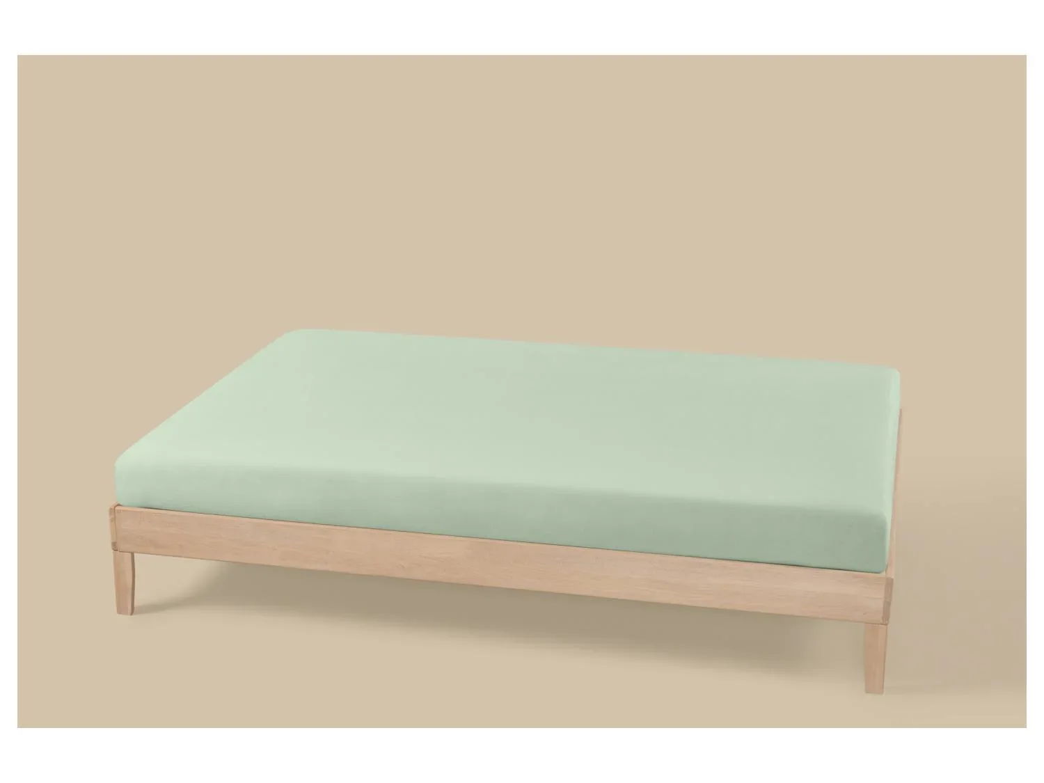 LIVARNO Lot de 2 draps-housses en jersey, 140-160 x 200 cm